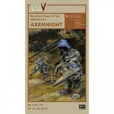 [�˾���ũ] BH64118 [Hasegawa] BH64118 1/20 Robot Battle Maschinen Krieger V44 Type MK44 Ausf.B-2 AXEKNIGHT