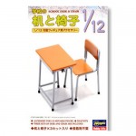 [Hasegawa] BH62001 1/12 School desk & Chair