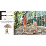 [Hasegawa] BH29104 1/24 Fashion Model Girls Figure -Two kits in the box