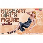 [Hasegawa] BH52257 1/20 Nose Art Girls Figure Blondie-1/20������ ���� 1��,1/48 �� 1/72 P-51D ��Į ����