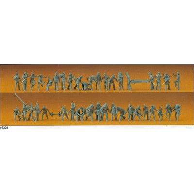 [˾ũ] FSP16329 [PREISER] FSP16329 1/87 Firemen with accesories (ҹƮ)