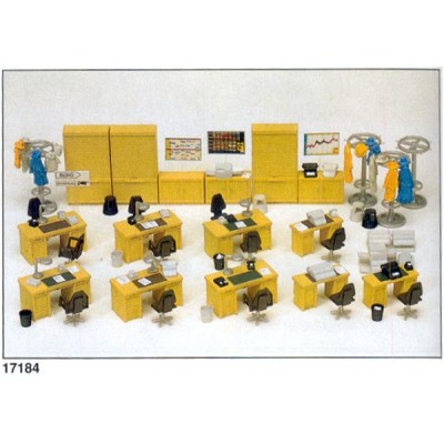 �˾���ũ FSP17184 [PREISER] FSP17184 1/87 �繫��å��� ���ڼ� (����)