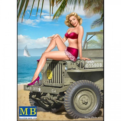 [˾ũ] CM24006 [MasterBox] CM24006 1/24 Pin-up series, Kit No. 6. Samantha-- 