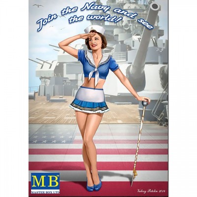 [˾ũ] CM24004 [MasterBox] CM24004 1/24 Pin-up series, Kit No. 4. Suzie