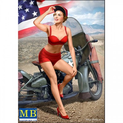 [˾ũ] CM24001 [MasterBox] CM24001 1/24 Pin-up series, Kit No. 1. Marylin