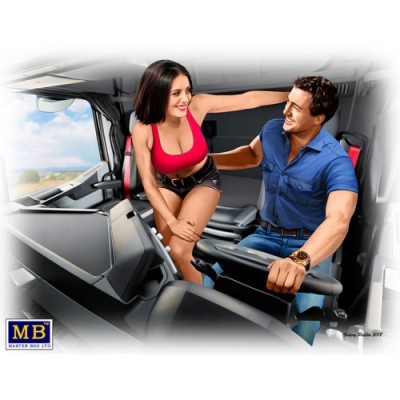 [˾ũ] CM24062 [MasterBox] CM24062 1/24 Special Cargo-Handle with care Sandy and George Skip