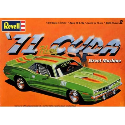 [˾ũ] BM2984 [Revell USA] BM2984 1/25 71 Cuda Street Machine