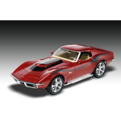 [˾ũ] BM2866 [Revell USA] BM2866 1/25 California Wheels 69 Corvette Coupe