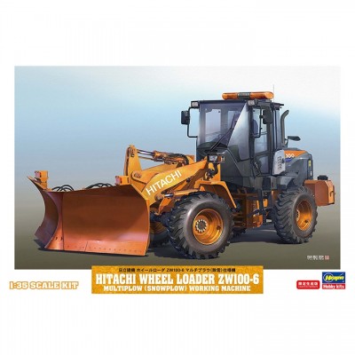 [�˾���ũ] BH66102 [Hasegawa] BH66102 1/35 Hitachi Construction Machinery Wheel Loader ZW100-6 Multi Plow