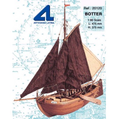 [˾ũ] BA22120 [Artesania-Latina] BA22120 1/35 Zuiderzee Botter 1912 - Dutch fishing boat