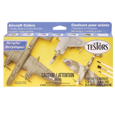 [�˾���ũ] JE9188 [TESTORS] JE9188 ���� 7�� Aircraft Acrylic 7 Color Flat Paint Set