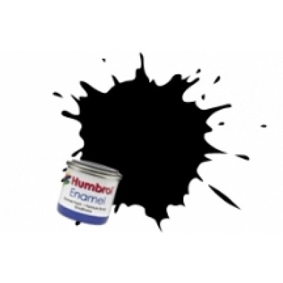 [˾ũ] BBH085 [HUMBROL] BBH085 85 COAL BLACK 14ml SATIN(ź -ݱ)