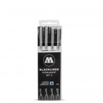 [Molotow] JM200487 :MOLOTOW BLACKLINER Set 2 4 Set 2