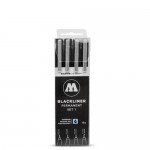 [Molotow] JM200486 :MOLOTOW BLACKLINER Set 1 4Ʈ