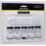 [TESTORS] JE50625C 1/2 oz. Glass Mixing Bottles with (3) Pipettes - Testors Model Master
