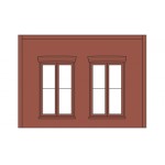 [Woodland scenics] JW90106 1/43 Double Rectangular Window - O Scale (1/43 簢â)