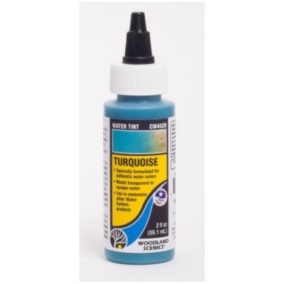 [˾ũ] JWCW4520 [Woodland scenics] JWCW4520 Water Tint - Turquoise- ǥ  (59.1ml)-ûϻ