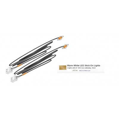 [˾ũ] JWJP5740 [Woodland scenics] JWJP5740 Warm White LED Stick-On Lights (LED ƽ)-