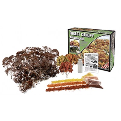 [˾ũ] JWF1663 [Woodland scenics] JWF1663 Autumn Mix Forest Canopy(   Ʈ)