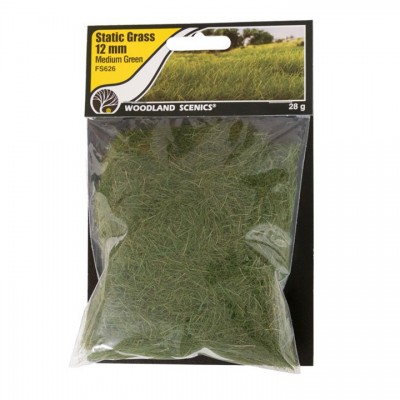[˾ũ] JWFS626 [Woodland scenics] JWFS626 Static Grass Medium Green 12mm - Ǯ  Ǯ  - 12mm ̵ ׸