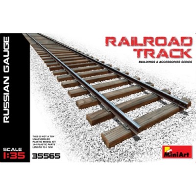 [˾ũ] BE35565 [Miniart] BE35565 1/35 RAILROAD TRACK. RUSSIAN GAUGE