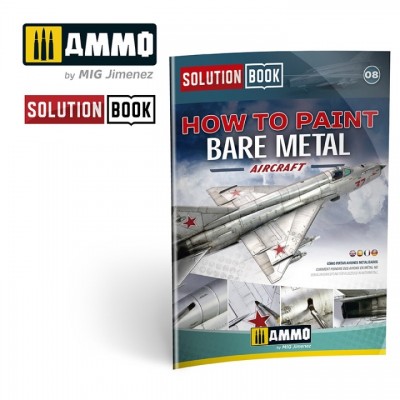 [˾ũ] CG6521 [MIG AMMO] CG6521 How To Paint Bare Metal Aircraft Solution Book Multilingual