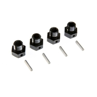 �˾���ũ LOS252129 [TEAM LOSI] 17mm Wheel Hex, Black (4): SBR 2.0