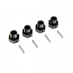 [TEAM LOSI] 17mm Wheel Hex, Black (4): SBR 2.0