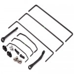 [TEAM LOSI] Front & Rear Sway Bar Set (3): SBR 2.0