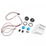 [TEAM LOSI] Front LED Lights and Grill Set, Son Uva Digger:LMT