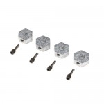 [TEAM LOSI] 17mm Hex Adapter w/screwpin (4): LMT