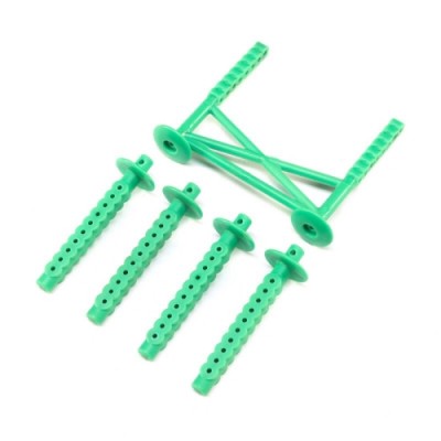 [˾ũ] LOS241045 [TEAM LOSI] Rear Body Support and Body Posts, Green: LMT