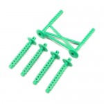 [TEAM LOSI] Rear Body Support and Body Posts, Green: LMT