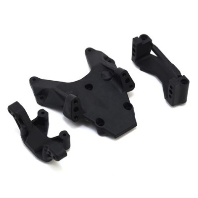 [˾ũ] LOS231045 [TEAM LOSI] Bulkhd Camber Blk,Servo Mnt: 22
