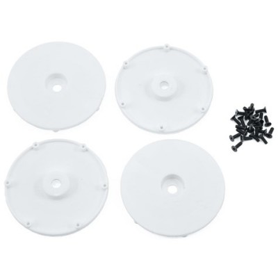 [˾ũ] TLR43007 [TLR Racing] Team Losi Racing Wheel Disk w/Screws (4) (White)