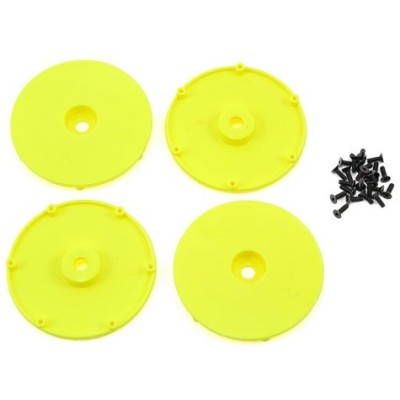 [˾ũ] TLR43006 [TLR Racing] Wheel Disk, FL Yellow w/Screws (4): 22SCT/2.0