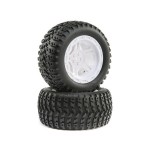 [TEAM LOSI] White Wheel and Tire Mounted (2): 22S ST (Ǹ)