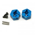 [TEAM LOSI] Wheel Hex Set, 12mm, Aluminum: XXX-SCT, SCB