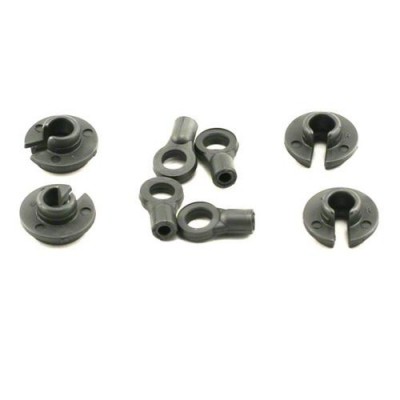 [˾ũ] LOSA5079 [TEAM LOSI] Team Losi Shock Ends & Cups (4) Comp RockCrawler,XXX-SCT,XXX-SCB
