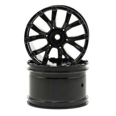 [˾ũ] LOSB7014 [TEAM LOSI] Team Losi 320S Force Wheels (Black Chrome) (2) (Ten-T)