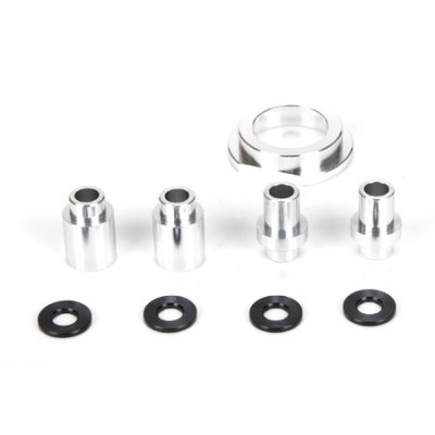 [˾ũ] LOS256008 [TEAM LOSI] Engine Mount Spacer & Clutch Mount, AL, Slvr: MTXL
