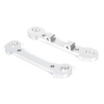 [TEAM LOSI] Rear Hinge Pin Braces, Aluminum, Silver(2): Monster Truck XL