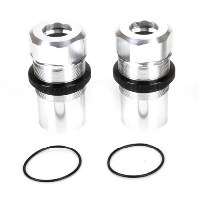 [˾ũ] LOS253019 [TEAM LOSI] Fr/Rr Shock Body, Cap, AL, Slvr(2): (Monster Truck XL)