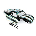 [TEAM LOSI] Body, Painted, Black: Monster Truck XL ٵ ()
