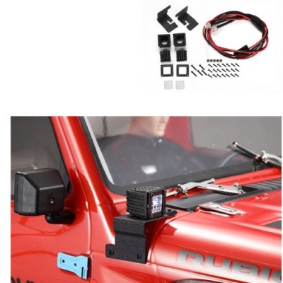 [˾ũ] 14255 14255 [] Bracket LED Spotlight For 1/10 RC Crawler Car Traxxas TRX4 Defender TRX6 G63 AXIAL SCX10 III JEEP