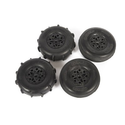 �˾���ũ AXI41000 [Axial] ST28 Razor FR / Paddle RR Tire Set : Yeti Jr.
