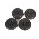 [Axial] ST28 Razor FR / Paddle RR Tire Set : Yeti Jr.