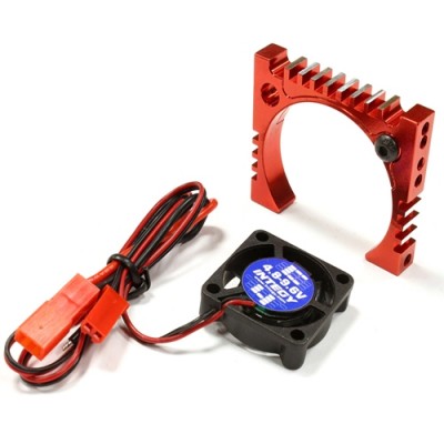 �˾���ũ C25611RED [INTEGY] 25x25mm High Speed Cooling Fan Heatsink Mount for 36mm O.D. Motor C25611RED