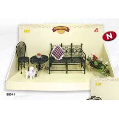 [˾ũ] BA98041 [Artesania-Latina] BA98041 1/12 MUEBLES JARDIN EN VERDE N 1 Ʈ(Ƽ̺, ,)