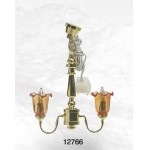 [Artesania-Latina] BA12766 1/12 LUCES LAMPARA TECHO 2 TULIPAS AMARILLAS B/C(鸮)